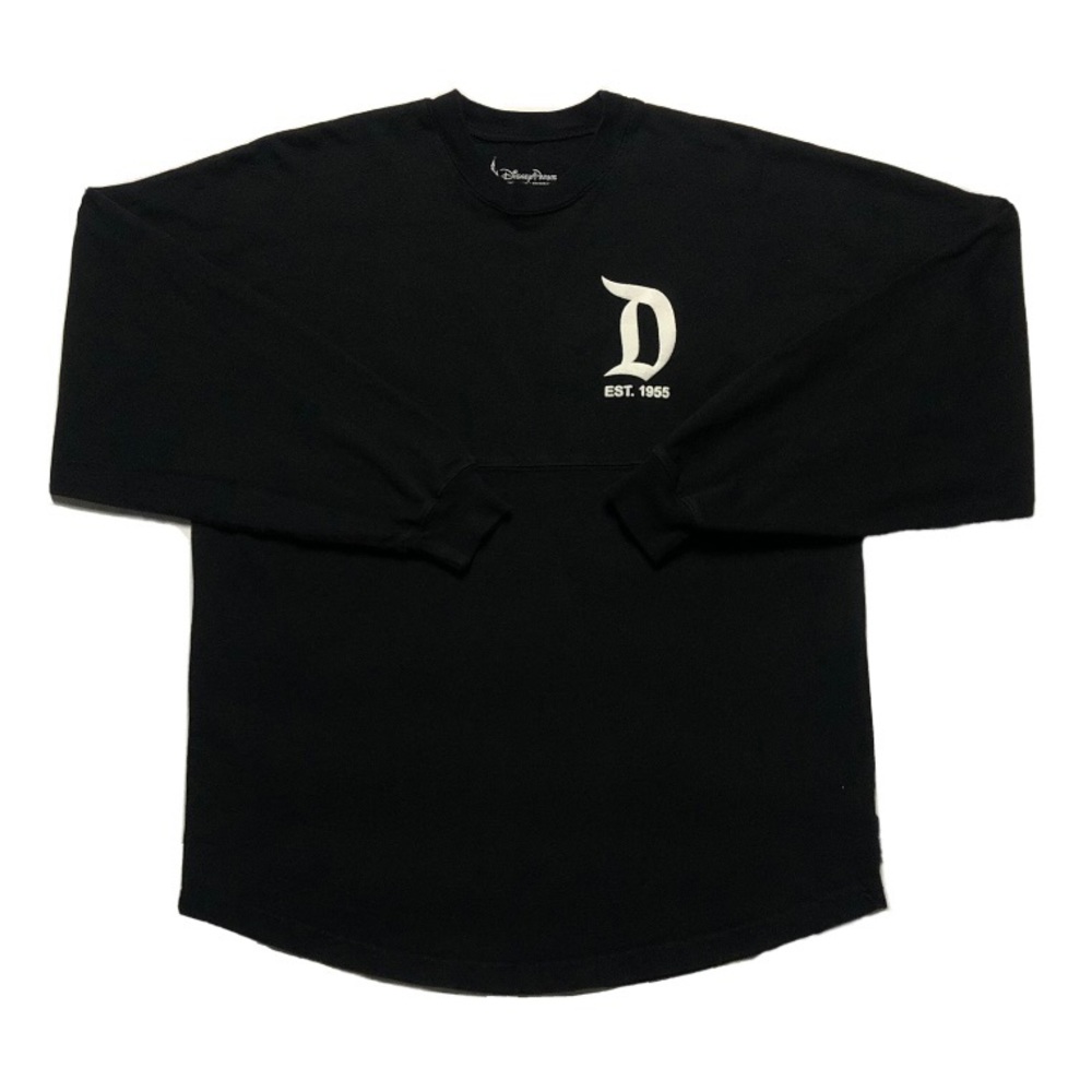 RARE Vintage Black Disneyland Resort Long Sleeve Shirt Fit